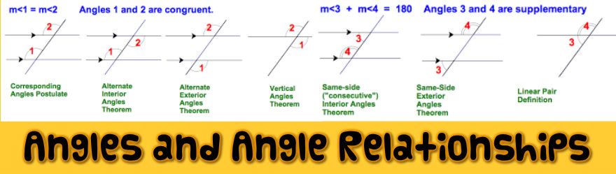 8 G 5 Angle Relationships Mr Hill S Math